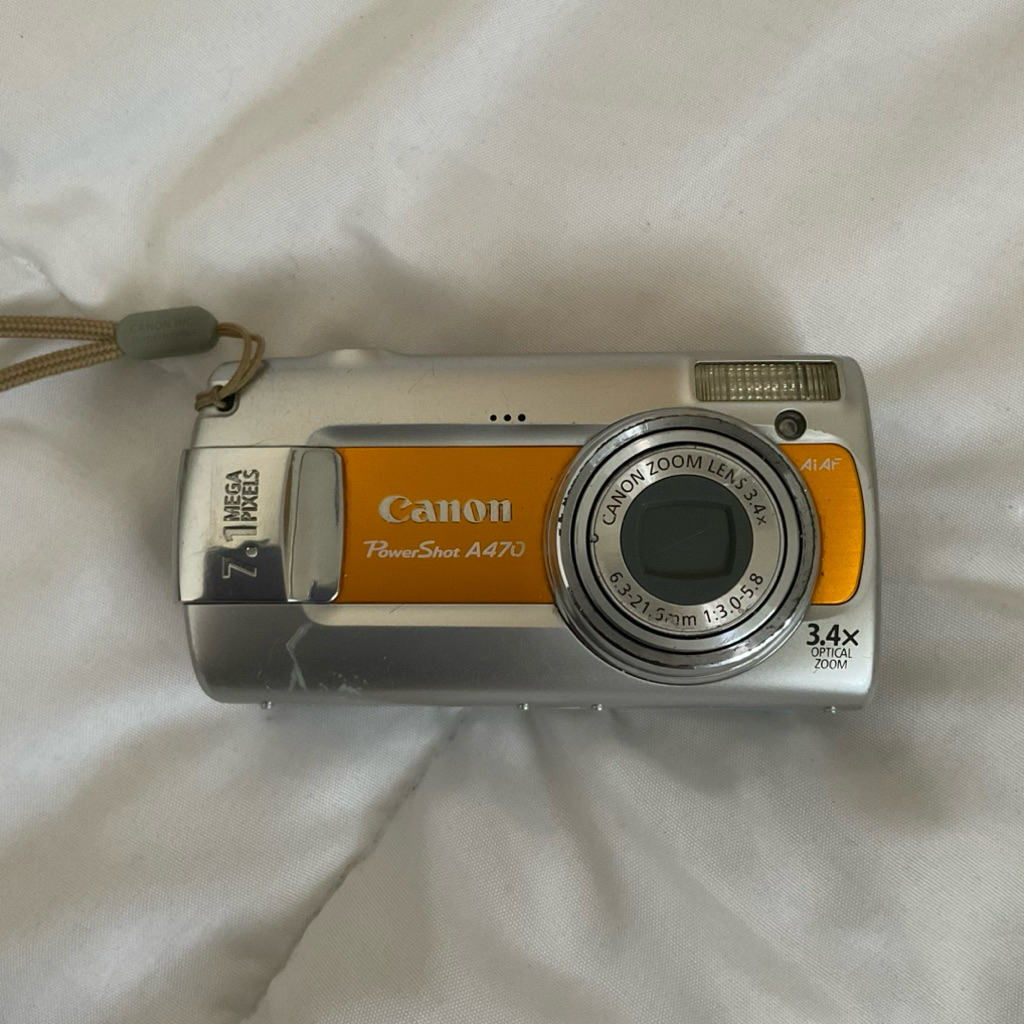 Digicam Old Canon Powershot A470 Low Megapixels