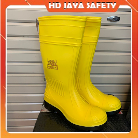 Sepatu Boot Inyati Kuning - Sepatu Safety Boot Wayna Inyati Kuning Berkualitas