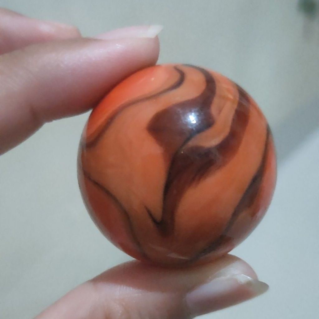 BESAR 35mm Kelereng Gundu Bengal Tiger Marble Balap Harimau Bengal