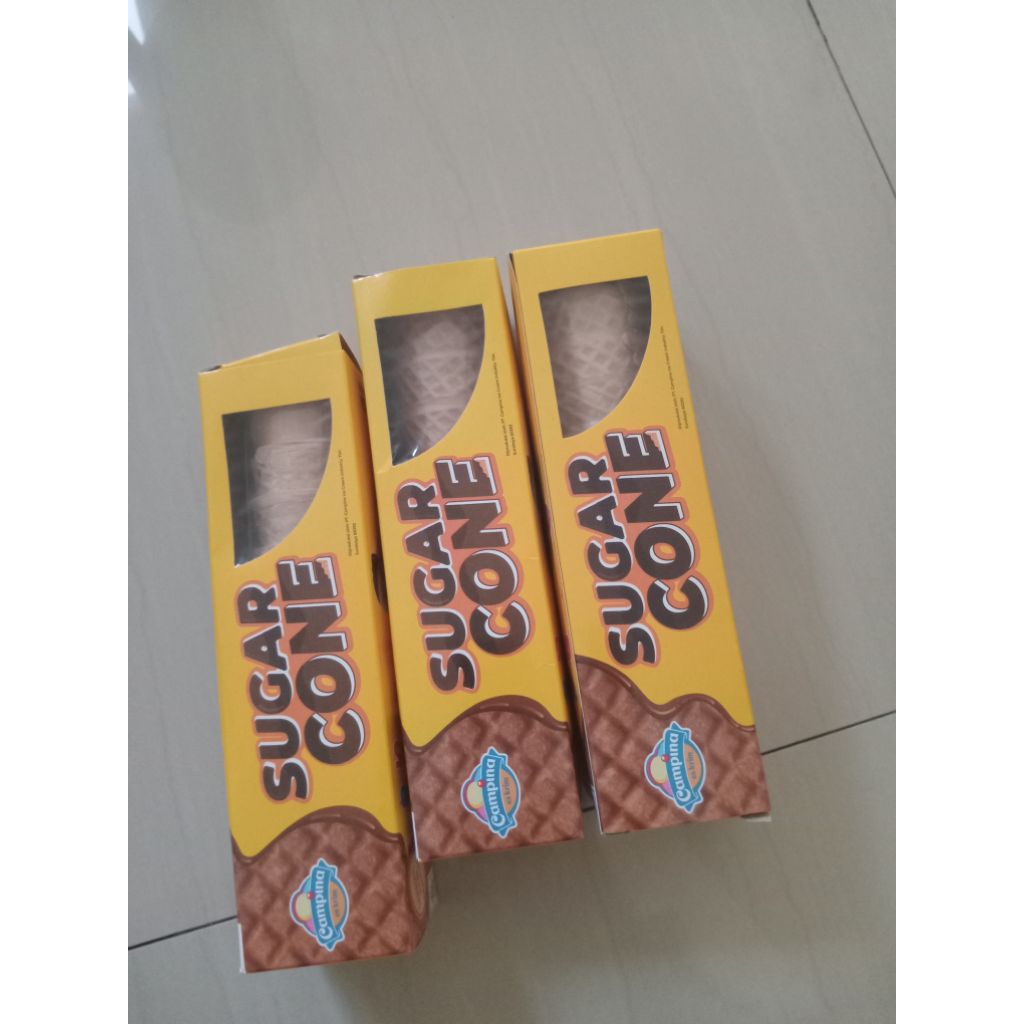 cone ice cream campina 1 box isi 6 exp okt 2026