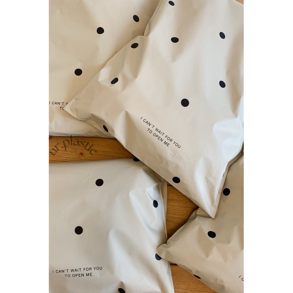 Plastik polymailer premium custom design & logo packaging baju hoodie hijab