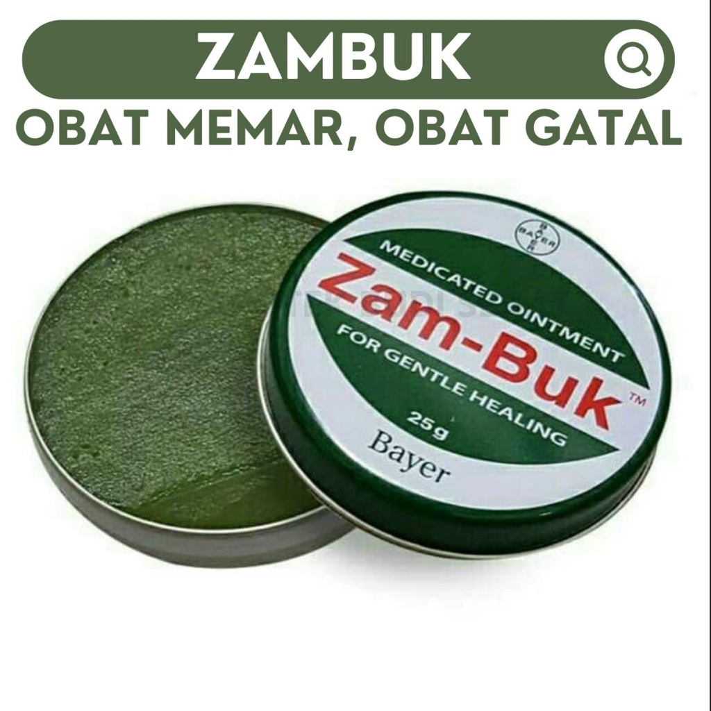 Zambuk Salep Obat Herbal Meredakan Gatal Nyeri Akibat Gigitan Nyamuk Luka Bakar Ringan Memar Terkili