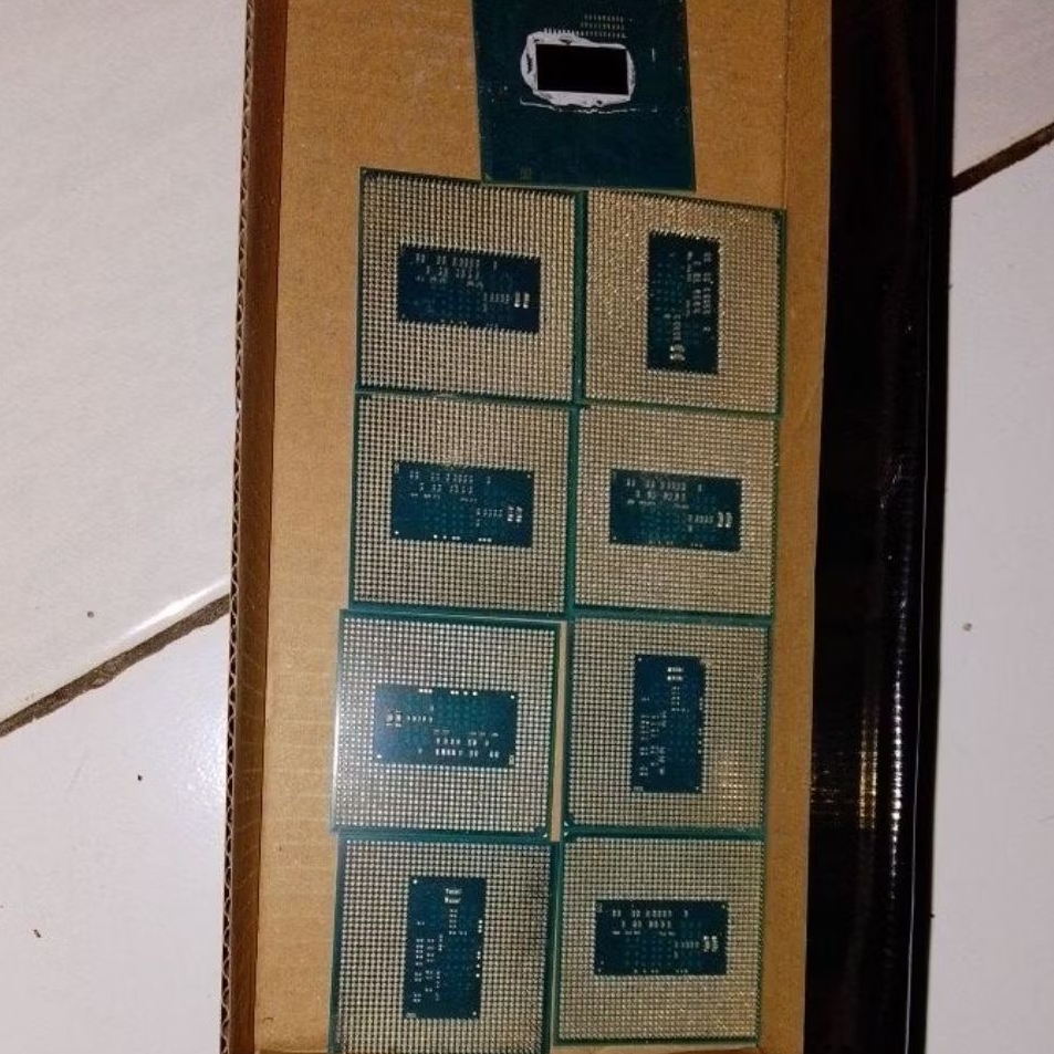 prosesor 2nd laptop  SR1H9 Intel Core i5-4300M gen 4  & SR1L2 i5-3320M gen 3