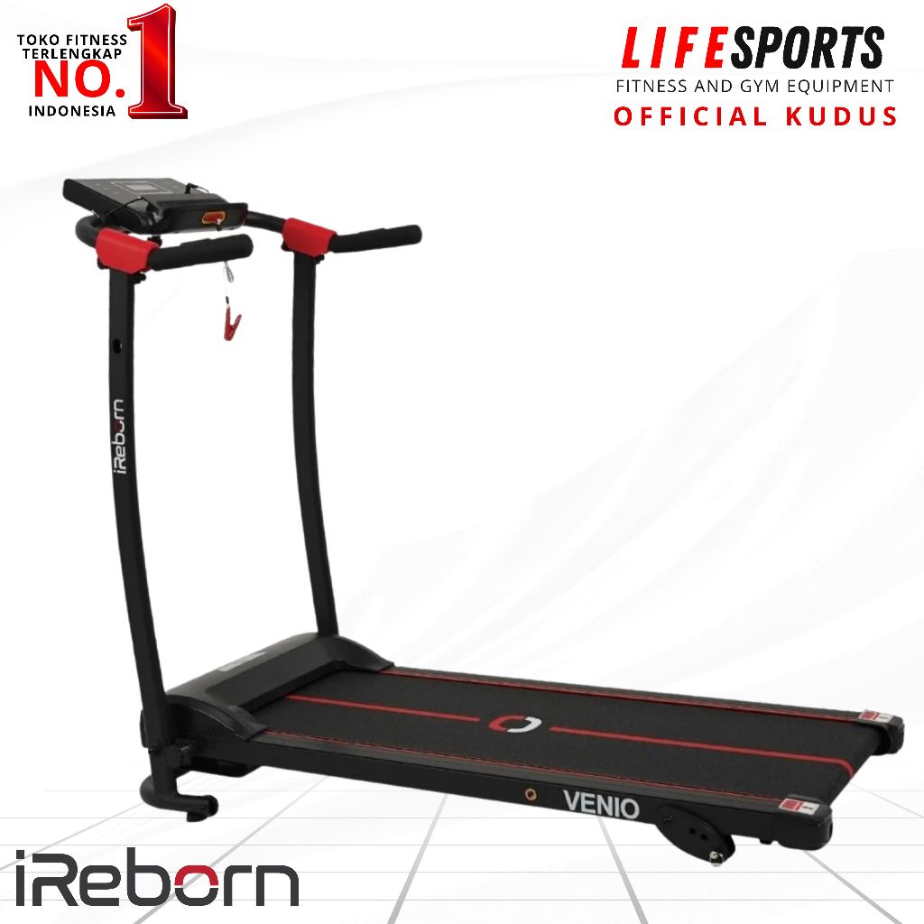 LIFESPORTS - Alat Fitness Treadmill Elektrik Venio iReborn