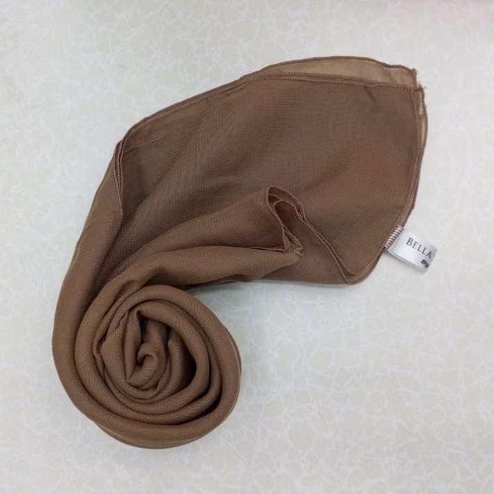 HIJAB SEGIEMPAT BELLA SQUARE FRAPPUCCINO 0009||BELLA SQUARE UK 110×110