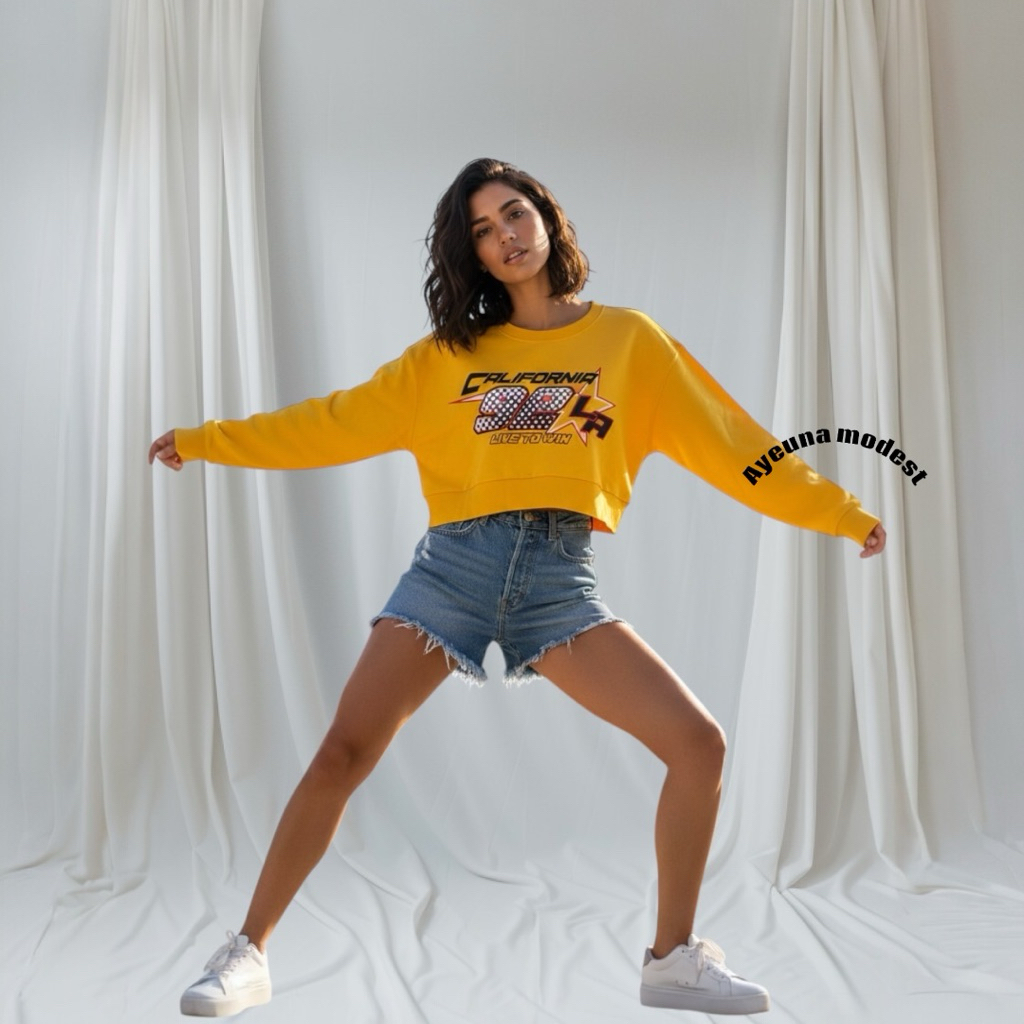 |BERSHKA| SWEATER CROP TOP ORIGINAL NEW