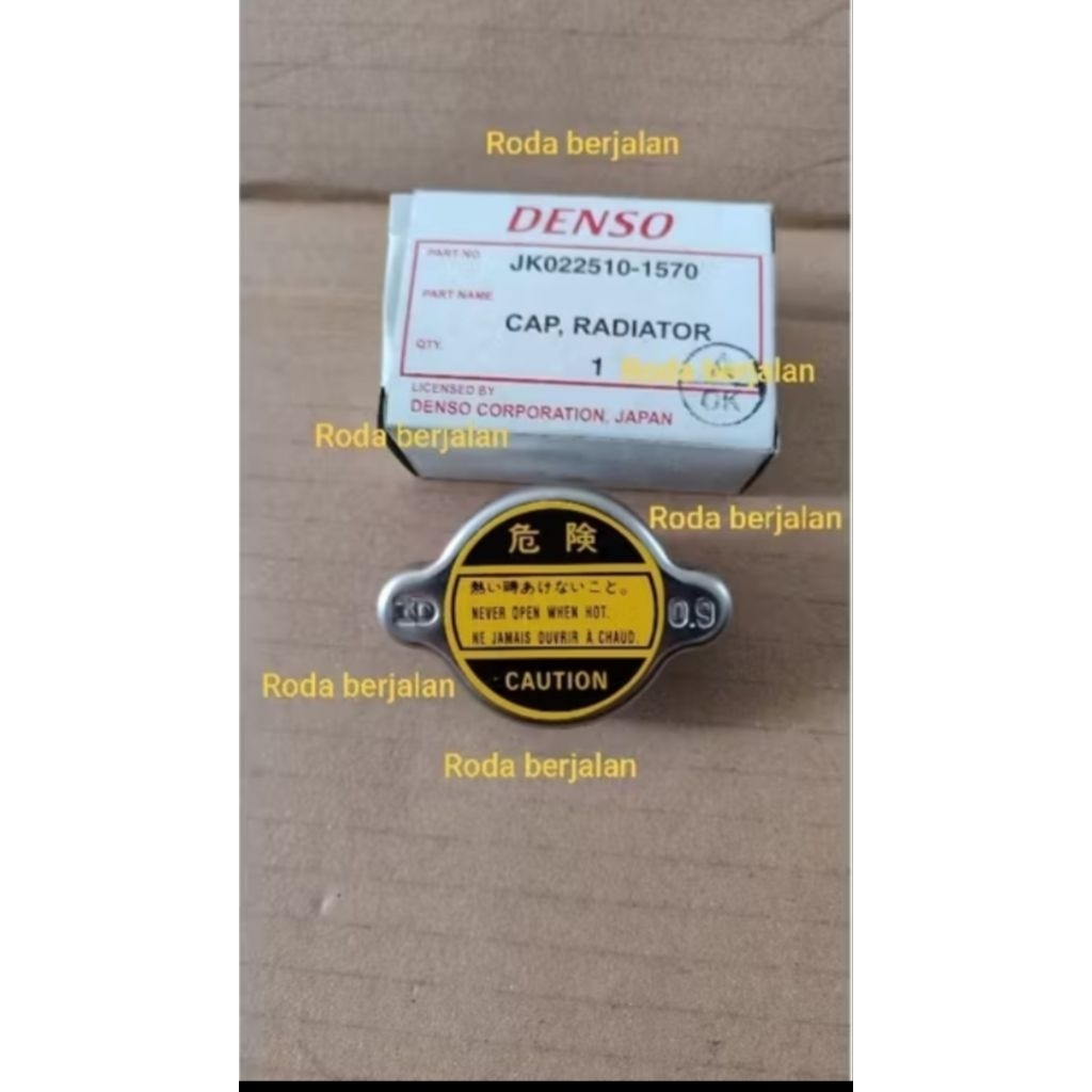tutup radiator kijang super grand rover 5k tahun 89-96 asli denso