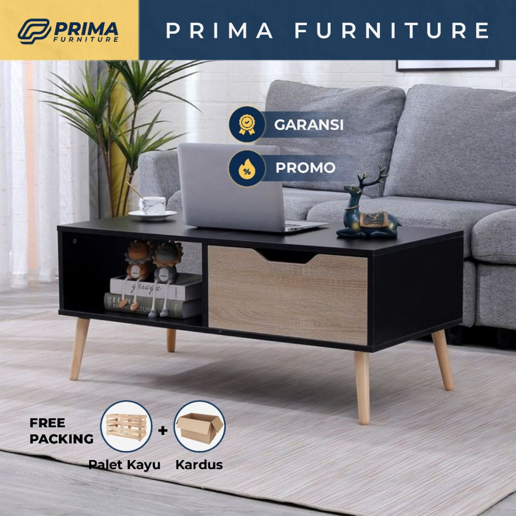 Meja Tamu Minimalis Meja Sofa Laci Modern
