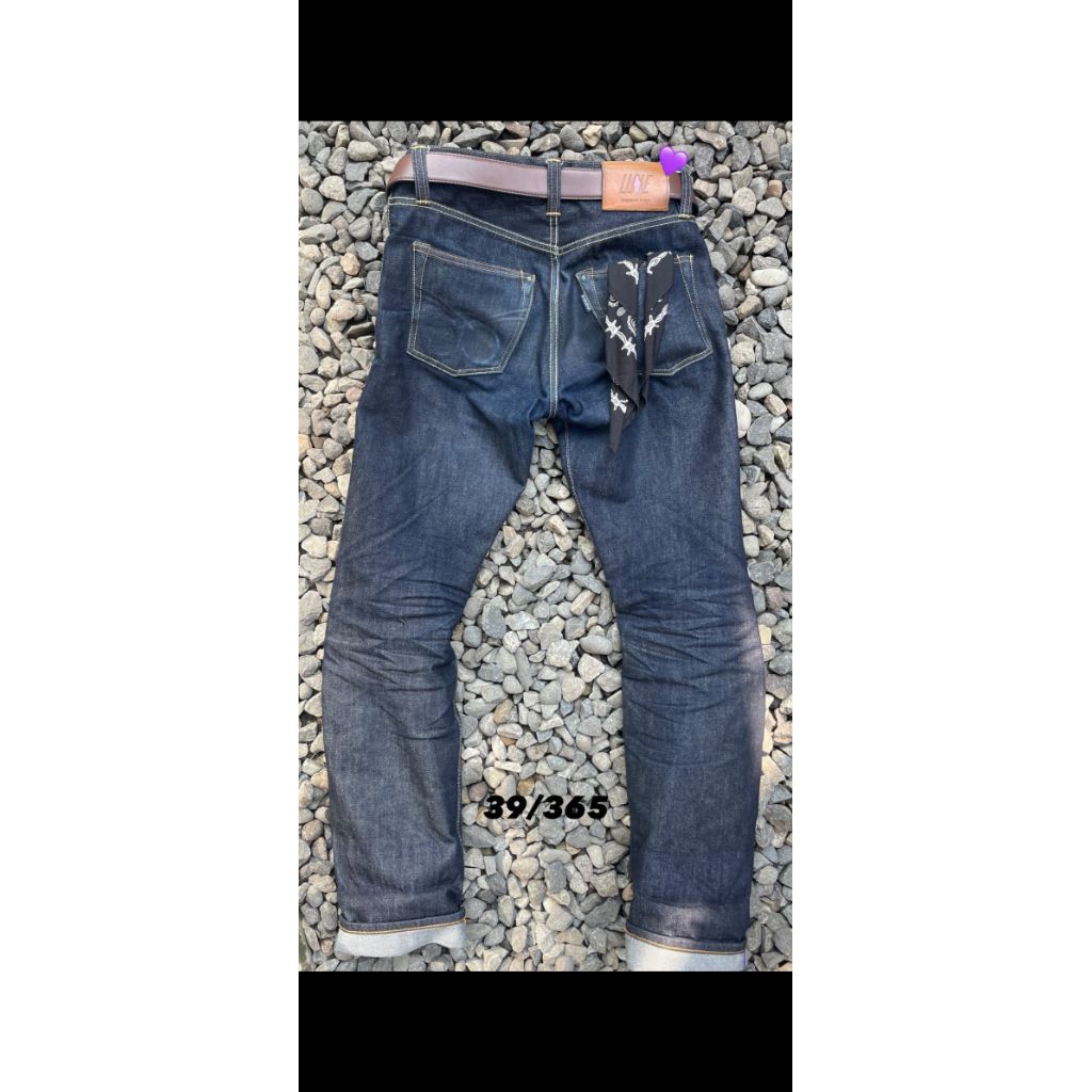 Wingman denim Luxe purple 17 oz