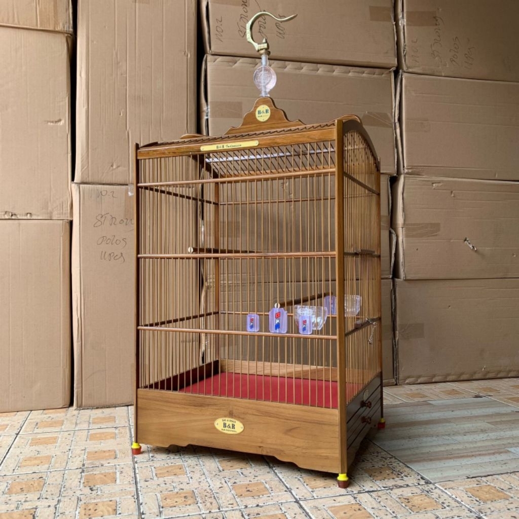 SANGKAR KANDANG KOTAK BNR REBORN JATI PREMIUM ORIGINAL NO 2