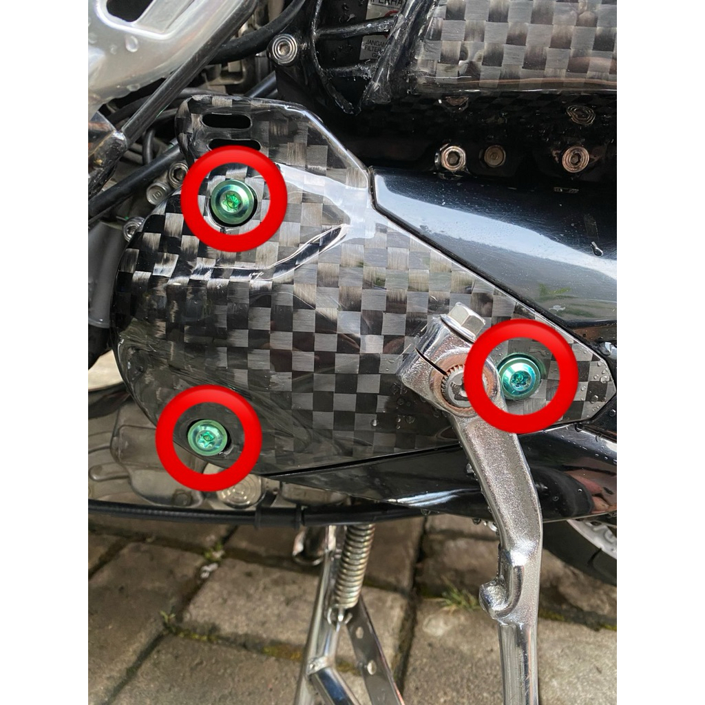 baut titanium air duck cvt vario beat