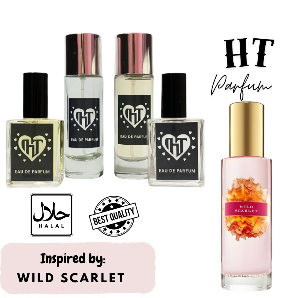 HT Parfum~Inspired Aroma Wild SCARLET Parfum Wanita