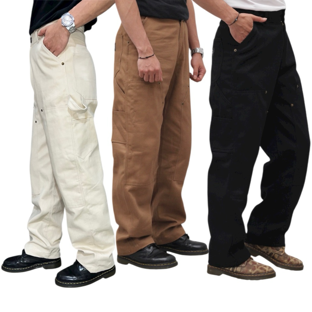 Louvic Carpenter Double Knee Loose Fit - Baggy Pants Carpenter