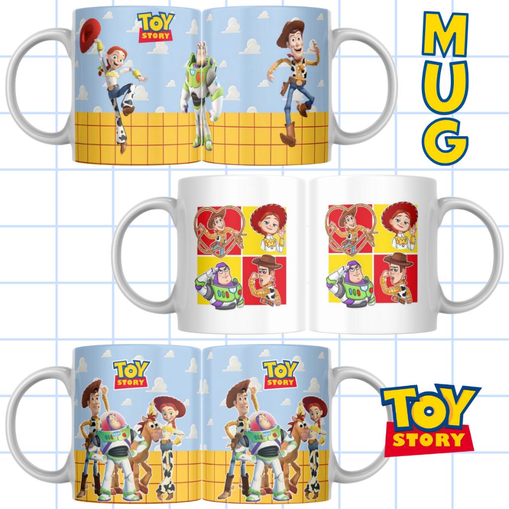 Mug Toy Story / Gelas Toy Story / Cangkir Toy Story