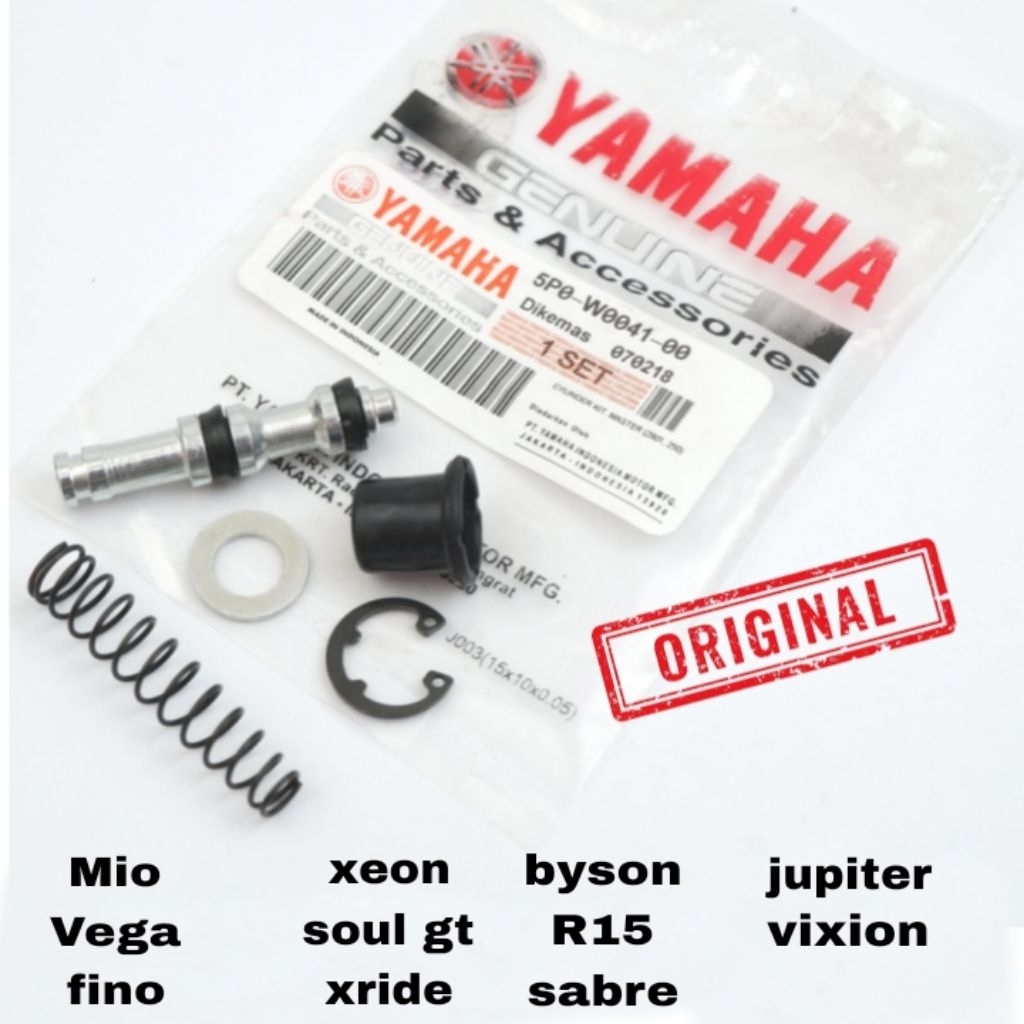 Seal master rem kit depan original YAMAHA ( kode part 5PO) untuk motor Mio,Vega, fino, soul GT, sabr