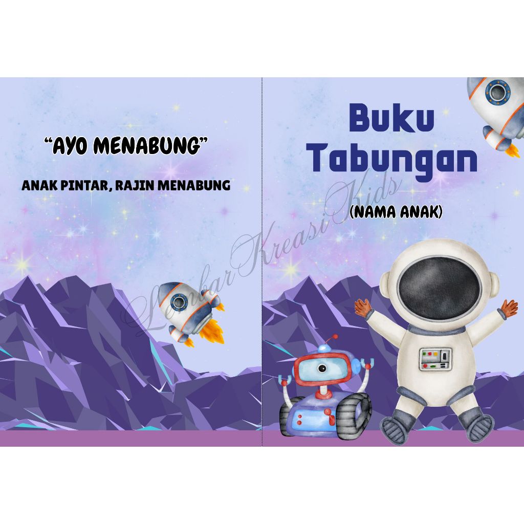 BUKU TABUNGAN ANAK - BUKU CATATAN MENABUNG SEKOLAH - BUKU TABUNGAN SEKOLAH - BUKU TABUNGAN ANAK