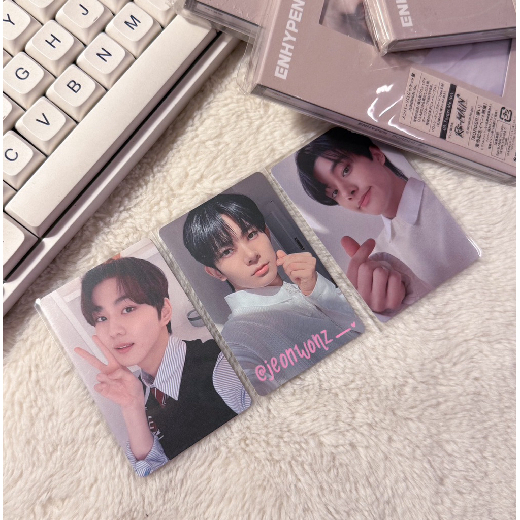 Enhypen Border : Hakanai Unsealed Fullset Album Jake Heeseung Jungwon Japanese Photocard PC