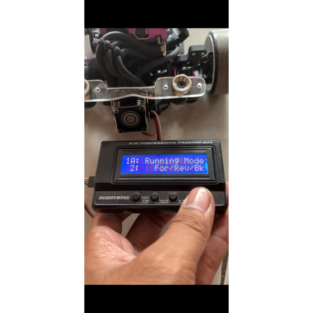 esc hobbywing + program card