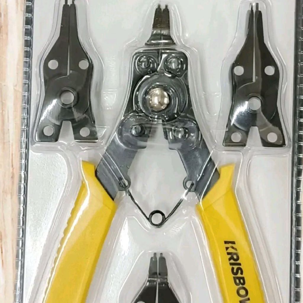 krisbow circlip plier set 4 in 1 // tang snap ring tang spi set 4 in 1