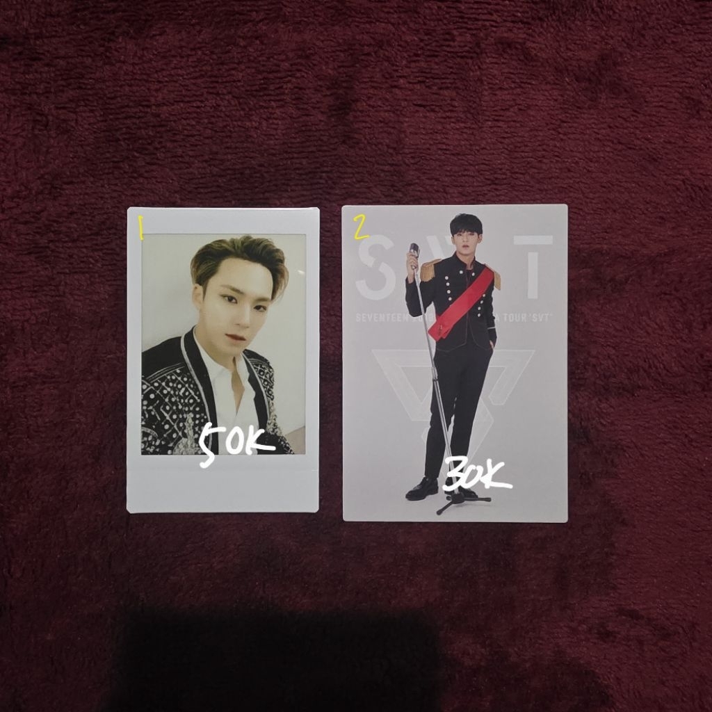 SEVENTEEN MINGYU PHOTOCARD AN ODE POLAROID TRADING CARD