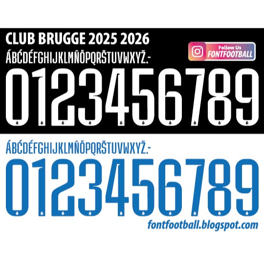 NOMOR PUNGGUNG CLUB  BRUGGE