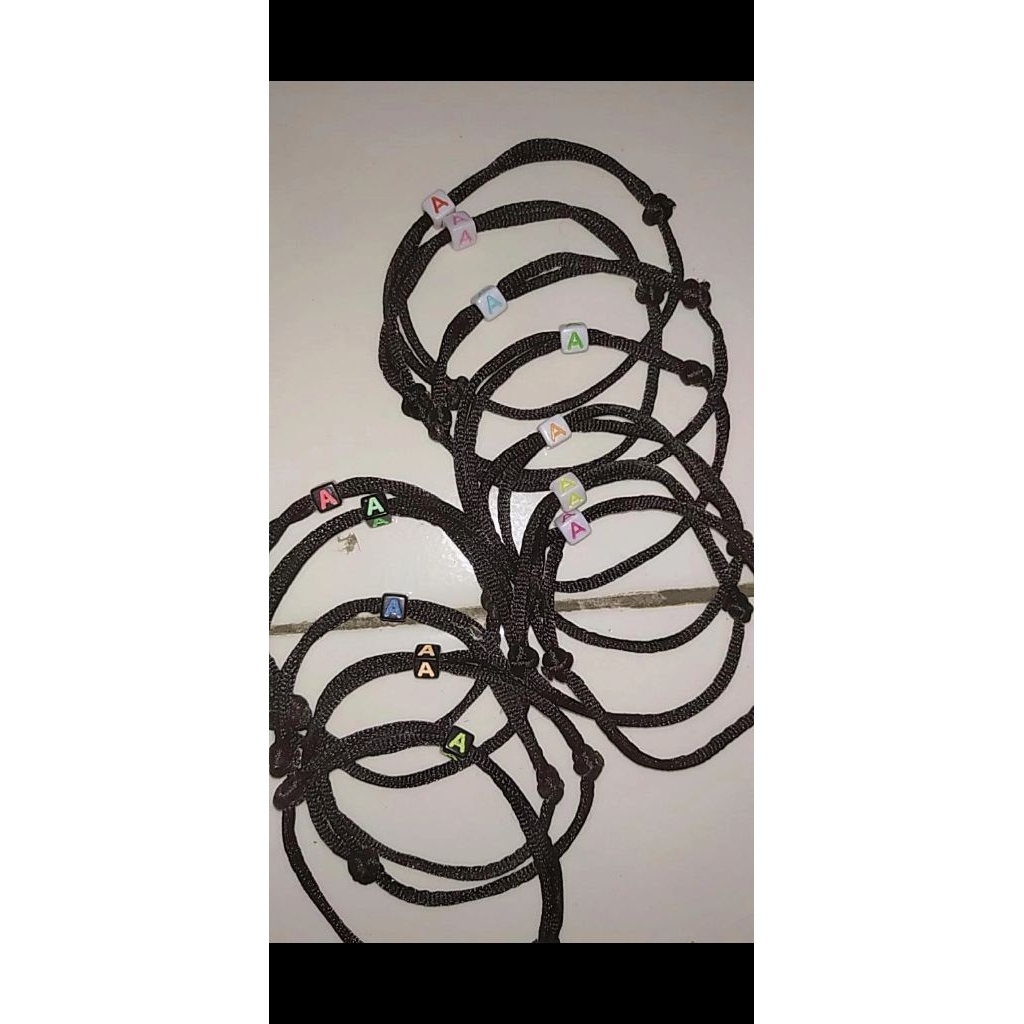 Gelang Manik/Gelang Huruf/Gelang Inisial/Gelang Lucu/Gelang Keren/Gelang Nama/Gelang Anak-anak/Gelan