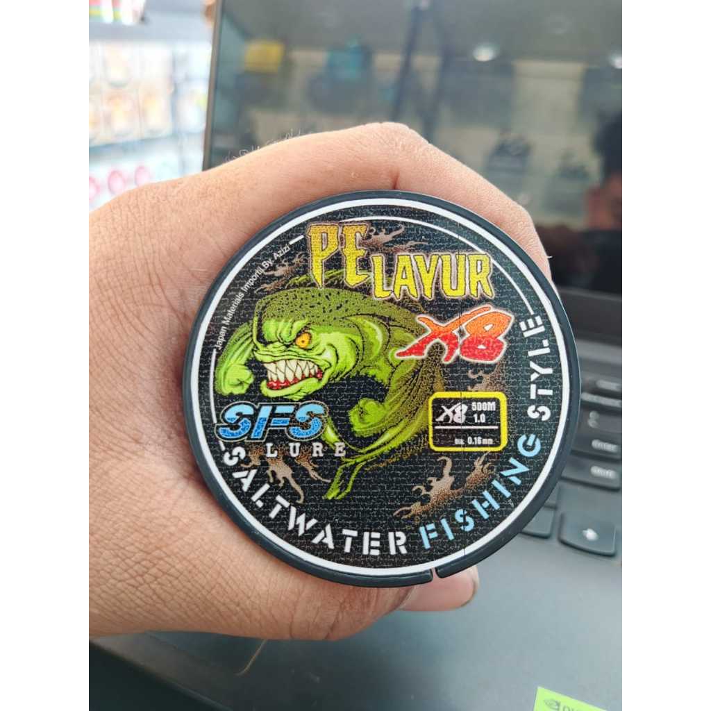 Senar PE LAYUR X8 MULTICOLOR no. 1.0 / 0.16MM 500M