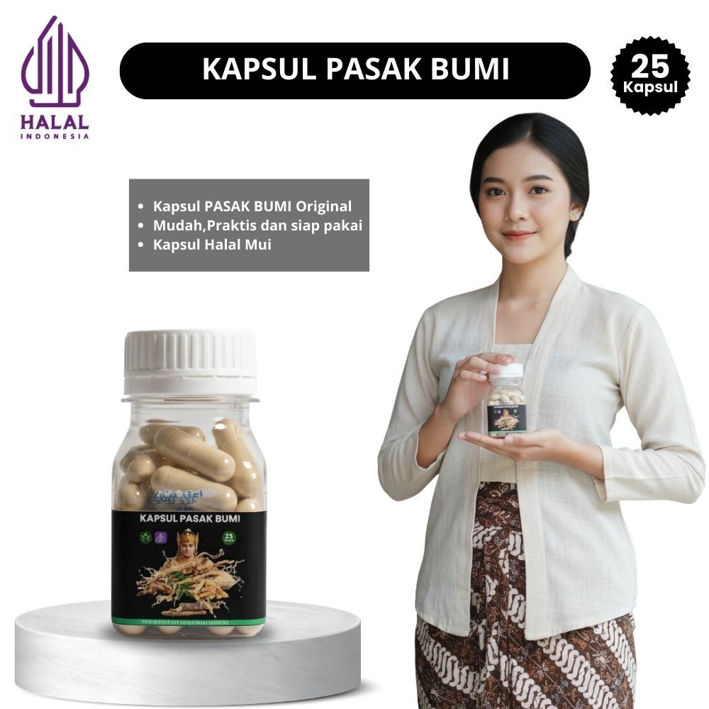 Kapsul Pasak Bumi Original Isi 25 kapsul - COD