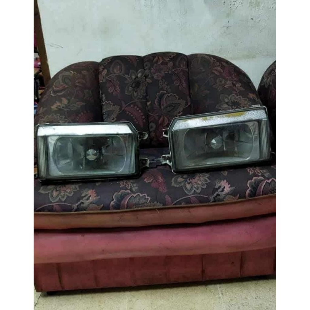 lampu depan kijang grand extra bahan kaca