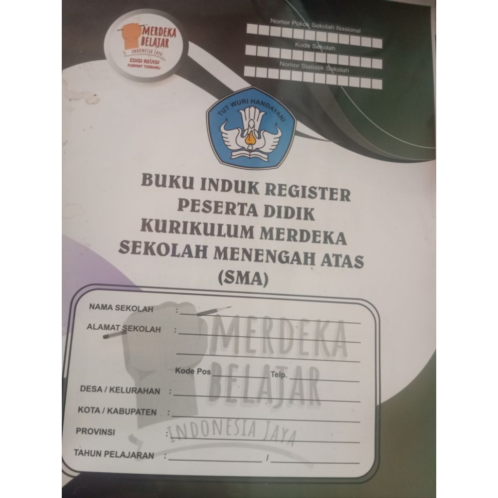 BUKU INDUK SMA KURIKULUM MERDEKA