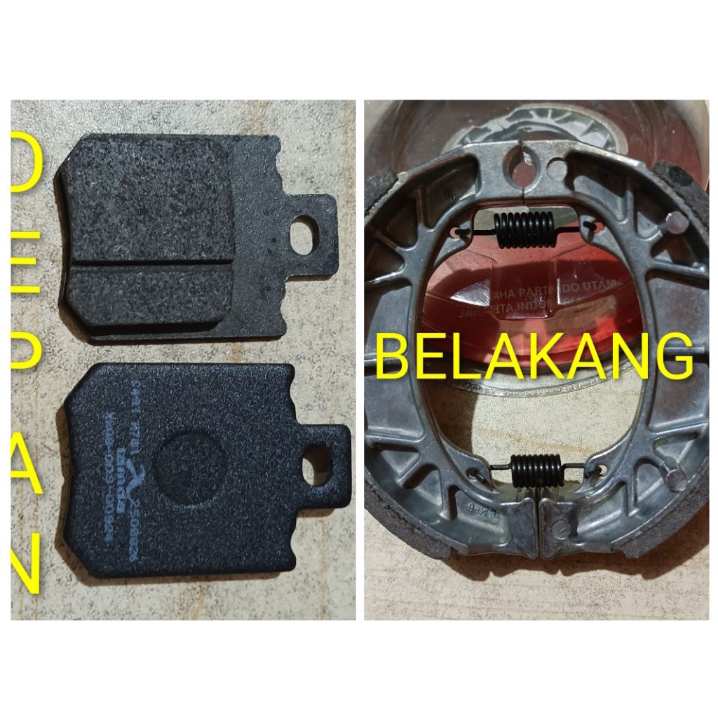 KAMPAS REM UWINFLY M75 MOTOR LISTRIK M75 DEPAN/BELAKANG