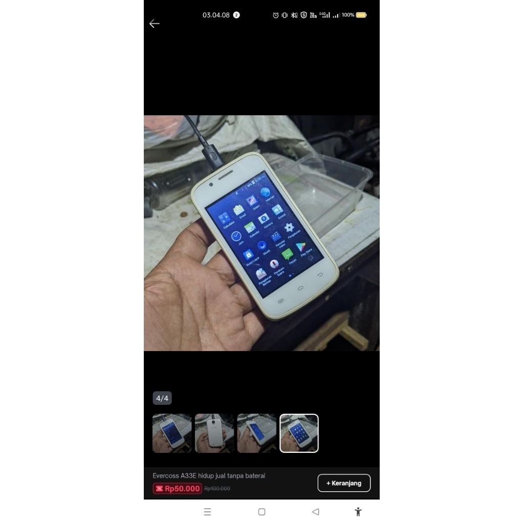 HP nostalgia Evercoss A33E android jadul