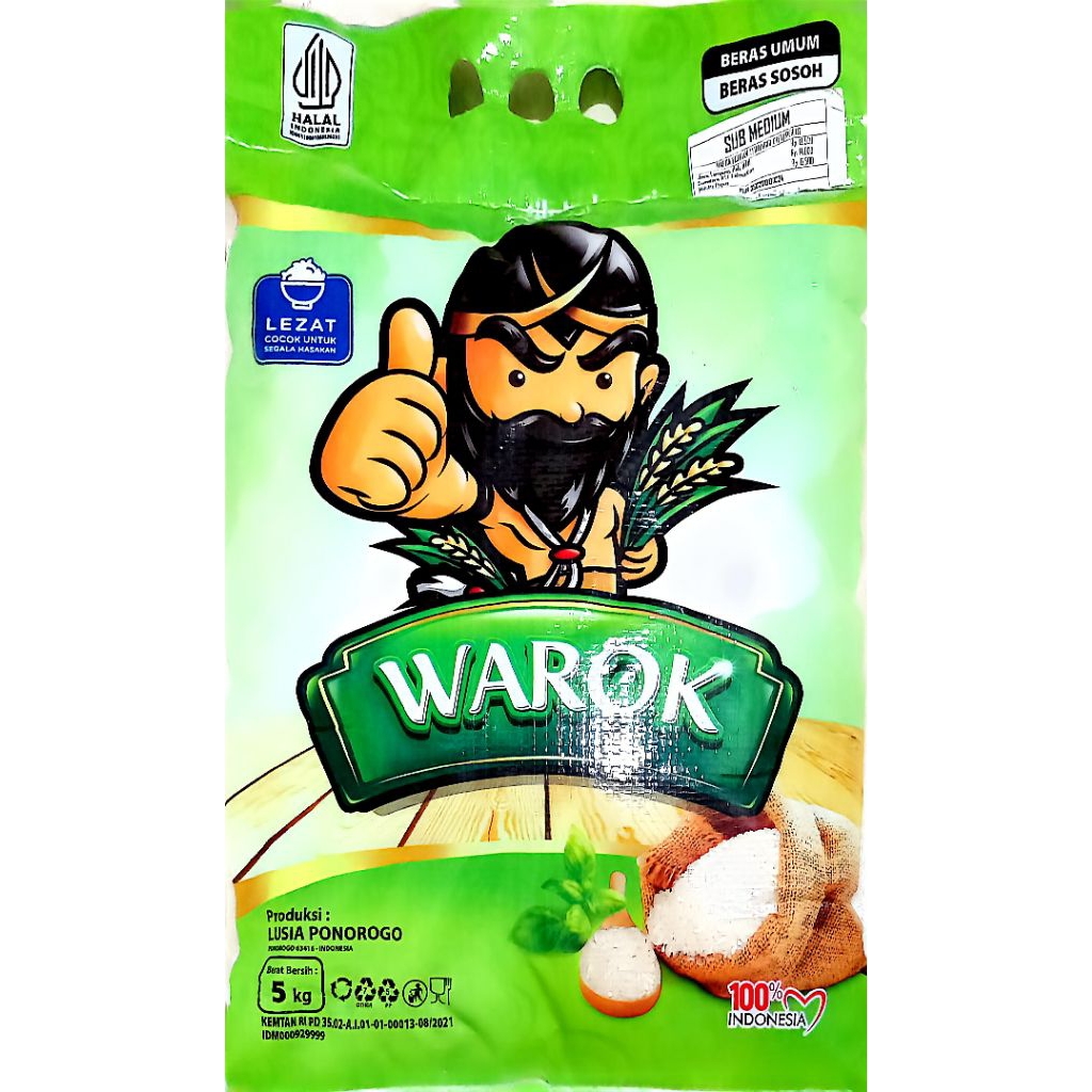 BERAS WAROK 5Kg