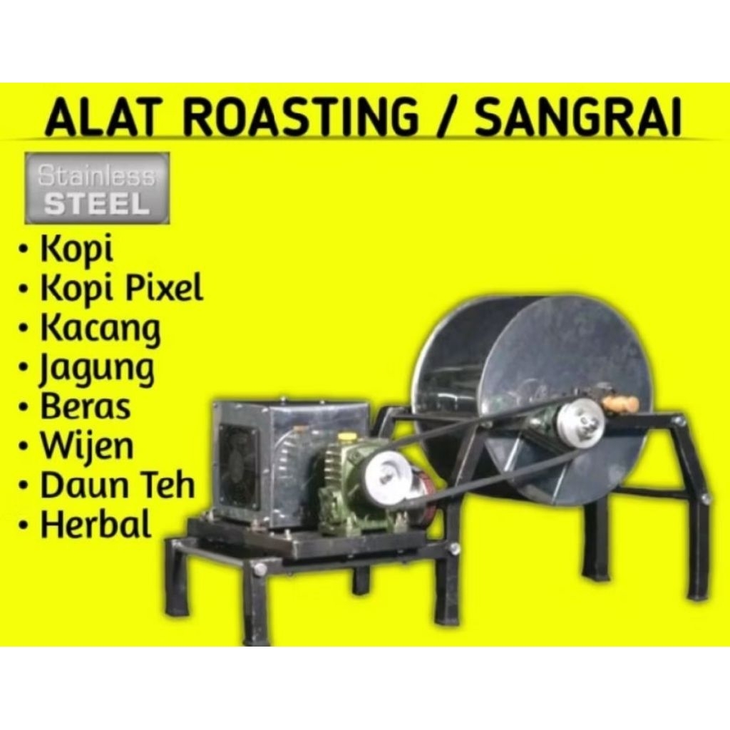 Second Rasa Baru - Baru Sebulan - Mesin Roasting Kopi Kapasitas 5 Kg