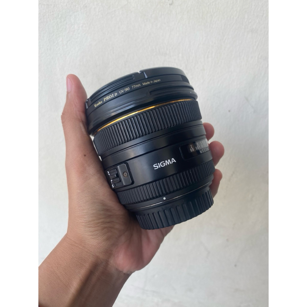 Lensa fix sigma for canon 50mm f1.4
