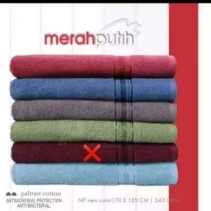handuk merah putih 70x135