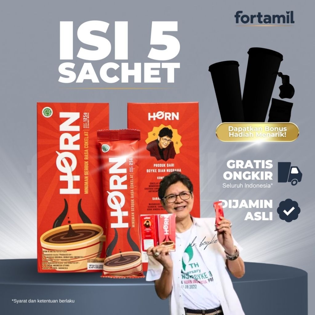 Horn by dr Boyke Sachet Original