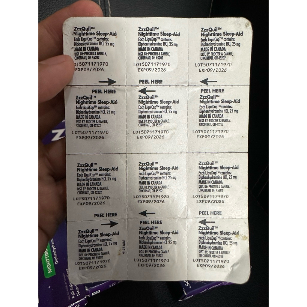 VICKS Zzzquil Nighttime sleep aid borongan