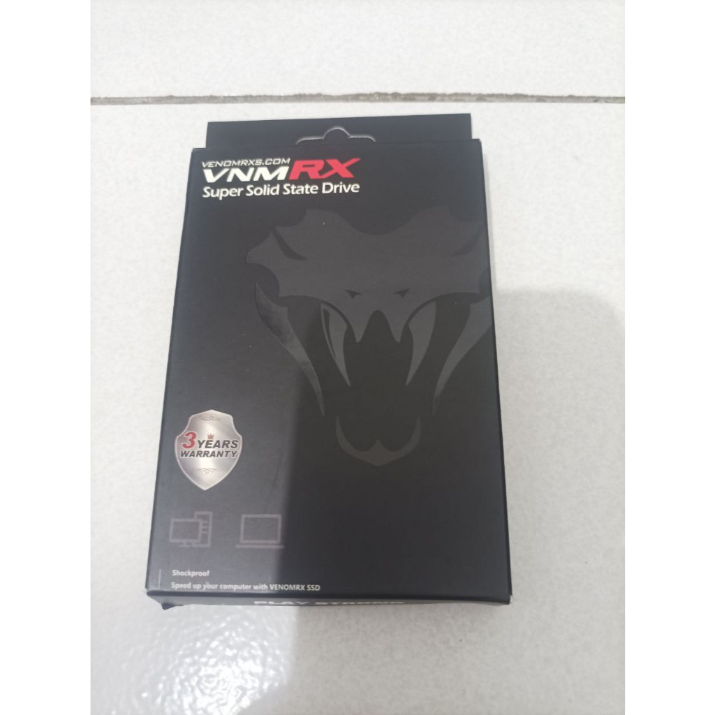 Bekas VenomRX Super SSD 512 GB SATA - Performa Tinggi No Minus Masih Hijau