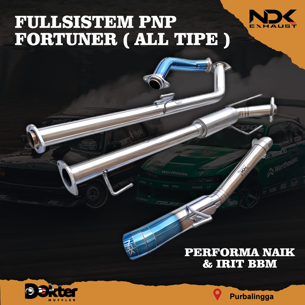 KNALPOT MOBIL RACING DIESEL FULLSISTEM NDK EXHAUST KNALPOT MOBIL FORTUNER ALL TIPE NDK EXHAUST