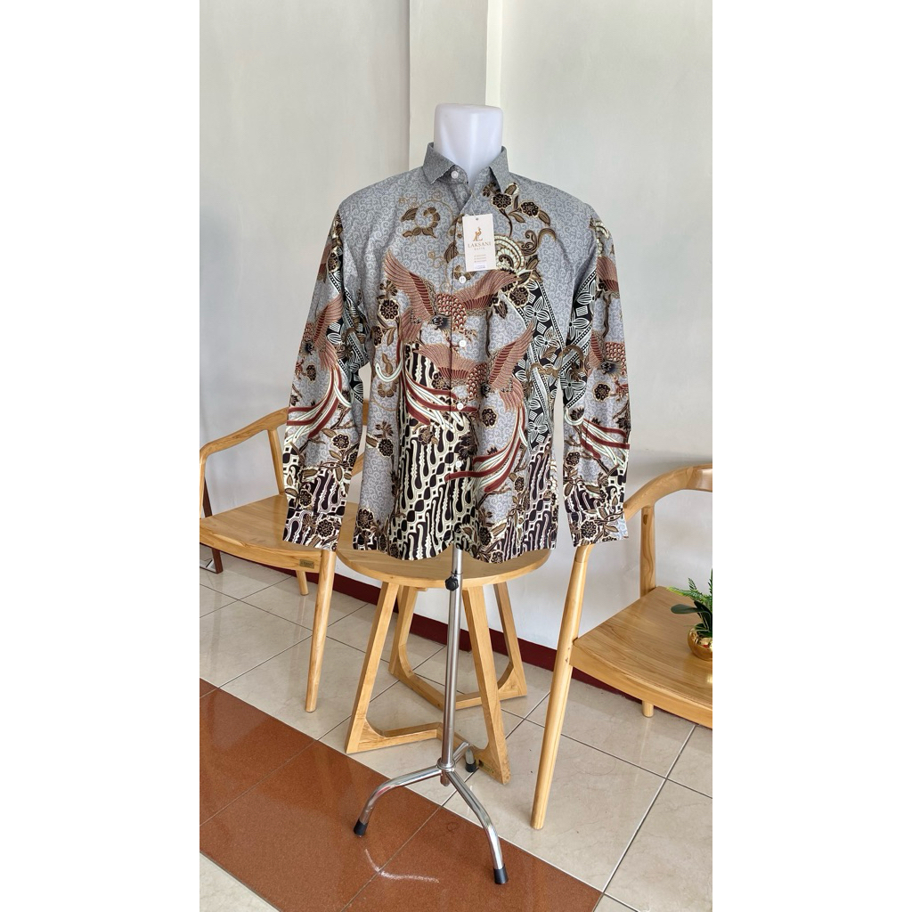 Kemeja Batik Pria Dixmont Lengan Panjang