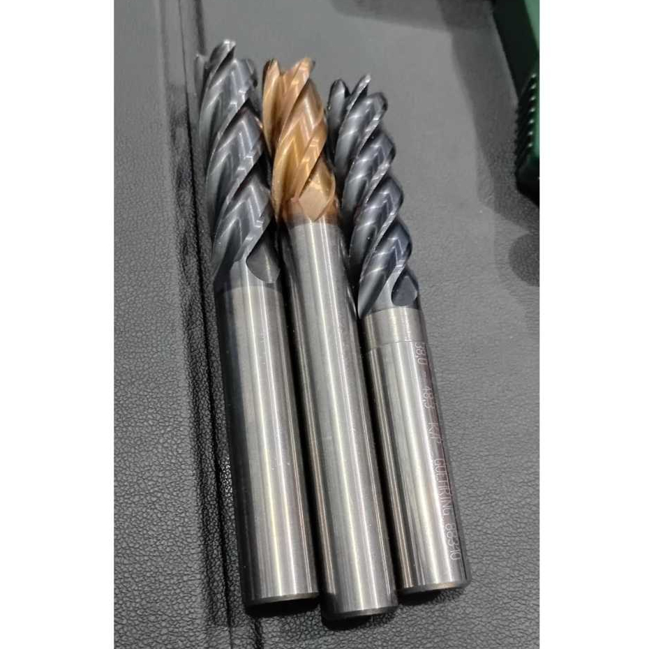 Endmill 12mm carbide hrc 45 / endmill carbide 12mm BEKAS layak pakai