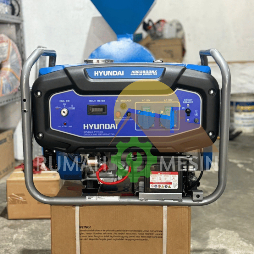 Genset Hyundai HDI 2800/ HDG 3800 NX Genset Bensin 2200/ 3000 Watt 100% Tembaga