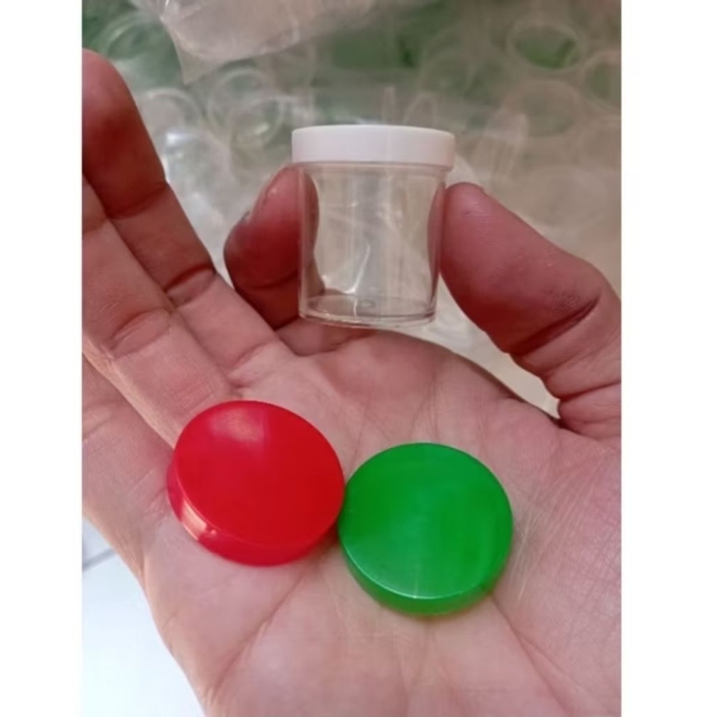 Serba guna Pot urine 20cc tebal/ pot salep 20cc /pot slime20 cc/ pot 20 ml / pot obat 20 cc / pot da