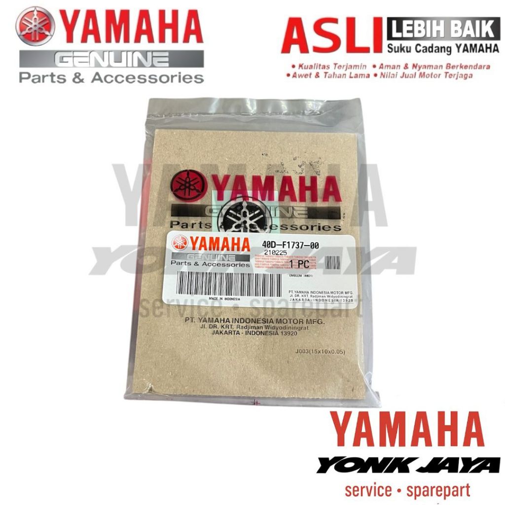 Emblem Logo Yamaha Cover Stang Nmax Old 40D-F1737-00