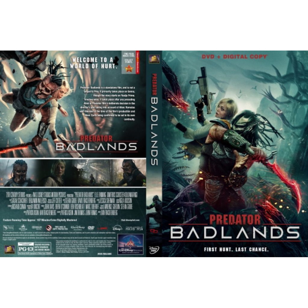 DVD PREDATOR BADLANDS (2025) - DVD FILEM PREDATOR BADLANDS TERBARU (2025)