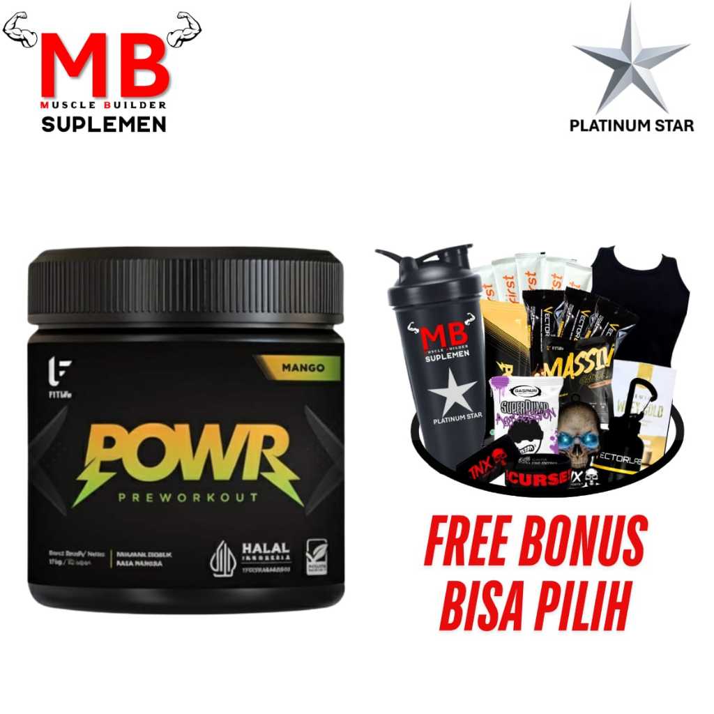 POWR Fitlife 35 servings Fit Life POWER Pre Workout PreWorkout Prevo Evolene The Curse C4 Ripped NO 