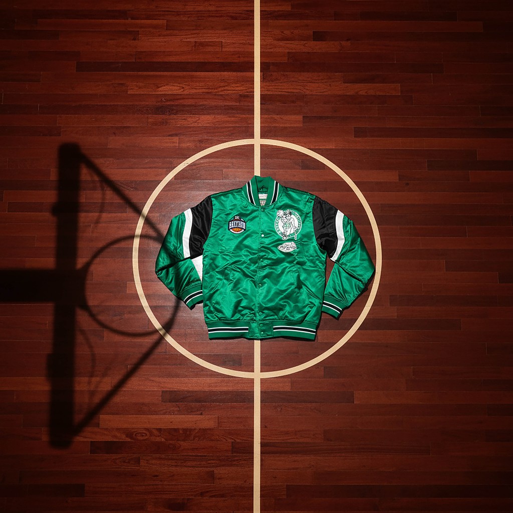 Jaket Unisex Authentic Basketball Boston Celtics The Final 2008 L BNWT Original 100%