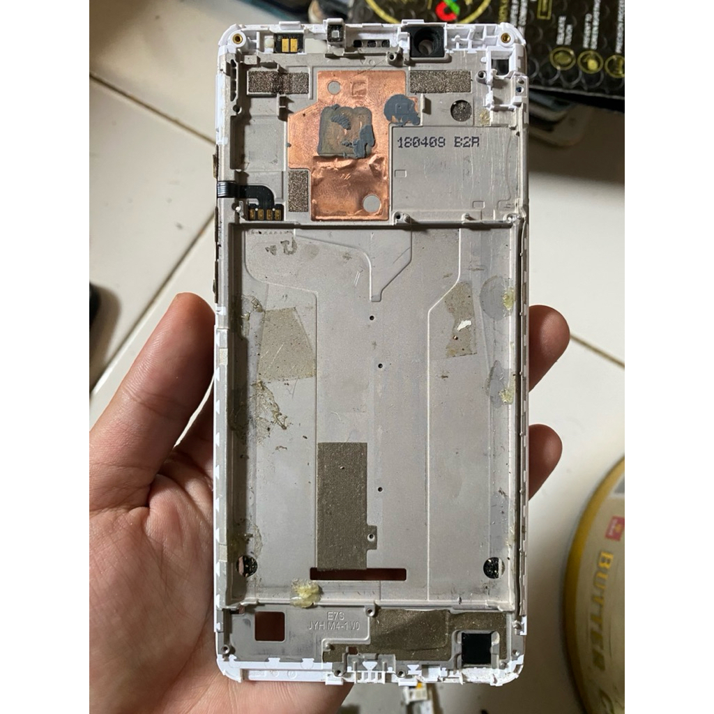 FRAME TULANG TENGAH TATAKAN LCD REDMI NOTE 5 PRO COPOTAN