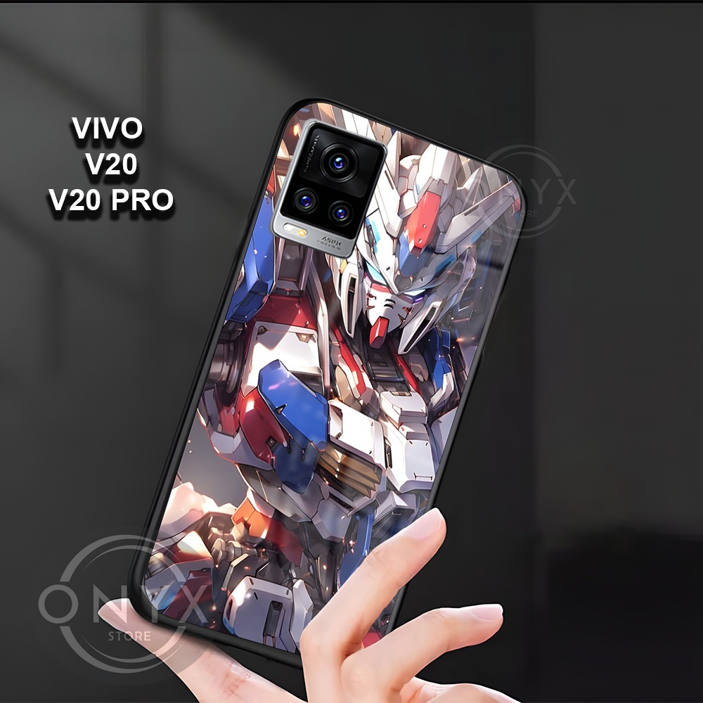 [W20] Softcase VIVO V20/V20 PRO Softcase Kaca Kilau Glossy | Kesing Vivo Motif Robot | Case Vivo VIV